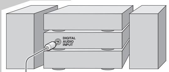 GRUNDIG GDV 110 - Connecting to a hifi system with digital audio input - 1