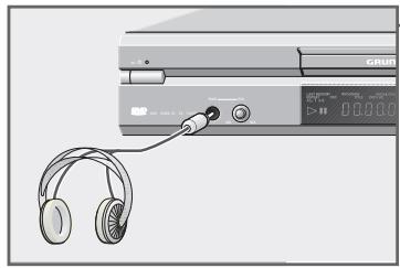 GRUNDIG GDV 120 - Connecting headphones - 1