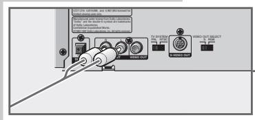GRUNDIG GDV 120 - … with a cinch cable - 1