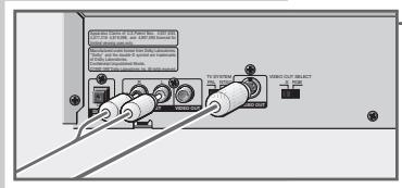 GRUNDIG GDV 120 - … with a cinch cable - 2