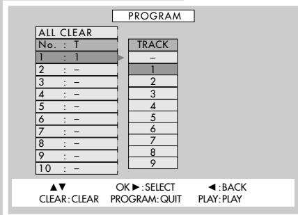 GRUNDIG GDV 120 - Selecting tracks - 1