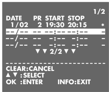 GRUNDIG GV 900 SV/1 - Altering recording data - 1