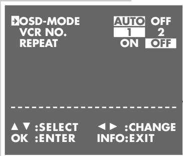 GRUNDIG GV 900 SV/1 - Selecting the MODE menu - 1