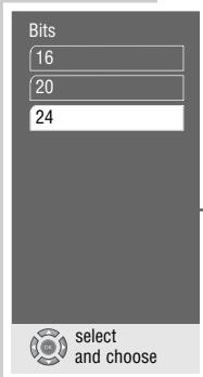 GRUNDIG LIVANCE GDP 3100 - Setting the sampling rate. - 1