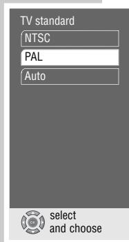GRUNDIG LIVANCE GDP 3100 - Selecting the language of the screen menu - 1