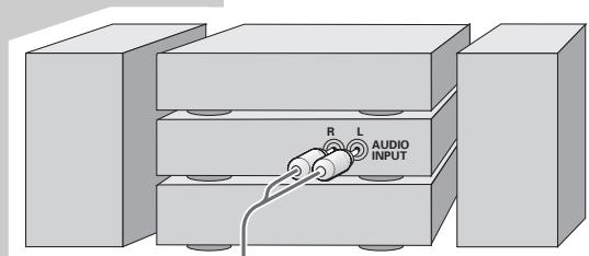 GRUNDIG LIVANCE GDP 3100 - Connecting to a HiFi system with analogue two-channel stereo sound - 1
