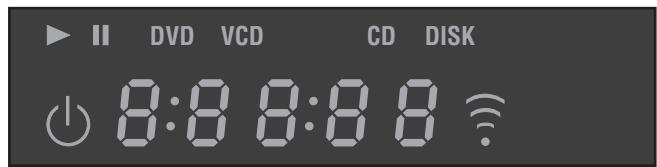 GRUNDIG LIVANCE GDP 3100 - The display elements of the DVD player - 1