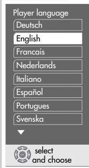 GRUNDIG LIVANCE GDP 3200 - Setting the language - 1