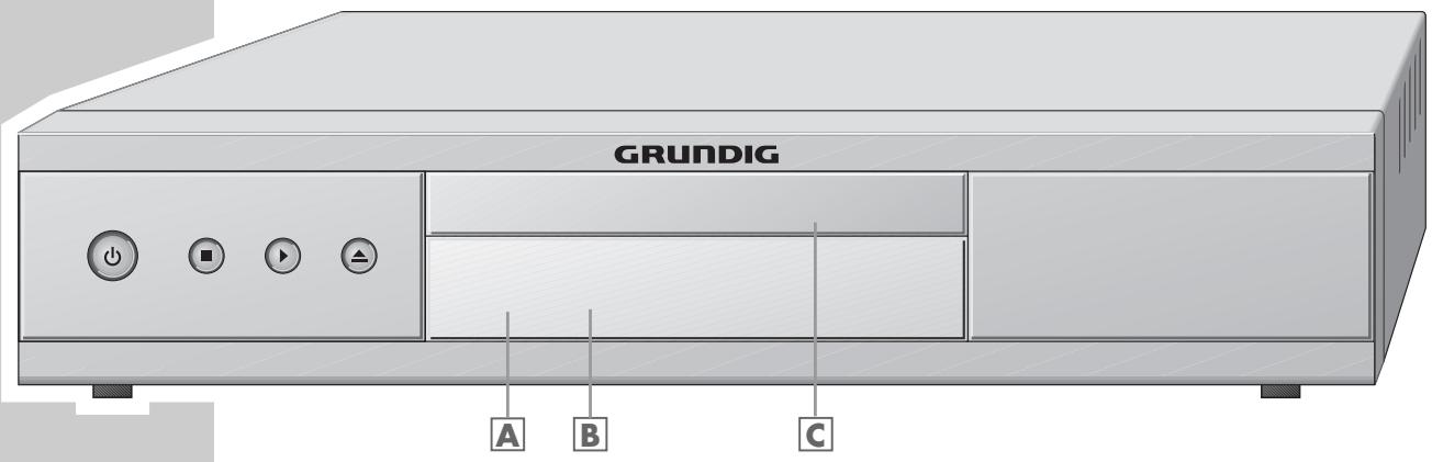 GRUNDIG LIVANCE GDP 3200 - The front of the DVD player - 1