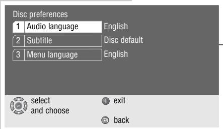 GRUNDIG LIVANCE GDP 3200 - Language settings - 1