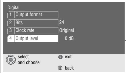 GRUNDIG LIVANCE GDP 3200 - Setting the sampling rate. - 3