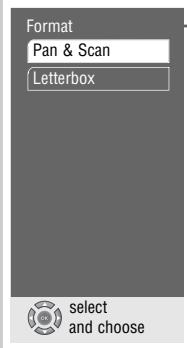 GRUNDIG LIVANCE GDP 3200 - Selecting the picture format for your television - 2