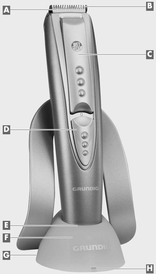 GRUNDIG MT5531 BOY HAIR TRIMMER,R,NICD - HAIR TRIMMER - 1