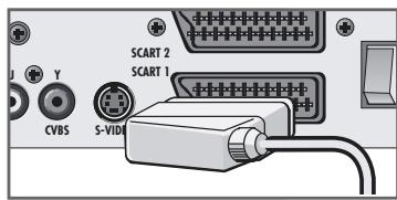 GRUNDIG PLANAVISION 42 PXW 110-8620 DOLBY - Connecting a decoder or satellite receiver/set-top box - 2