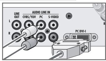 GRUNDIG PLANAVISION 42 PXW 110-8620 DOLBY - Connecting a video recorder or DVD player … - 2