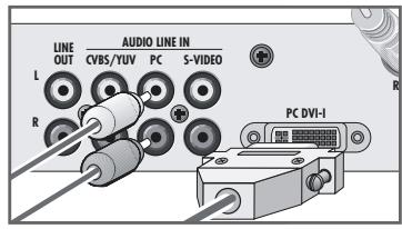 GRUNDIG PLANAVISION 50 PXW 130-8620 DOLBY - Connecting a video recorder or DVD player … - 3