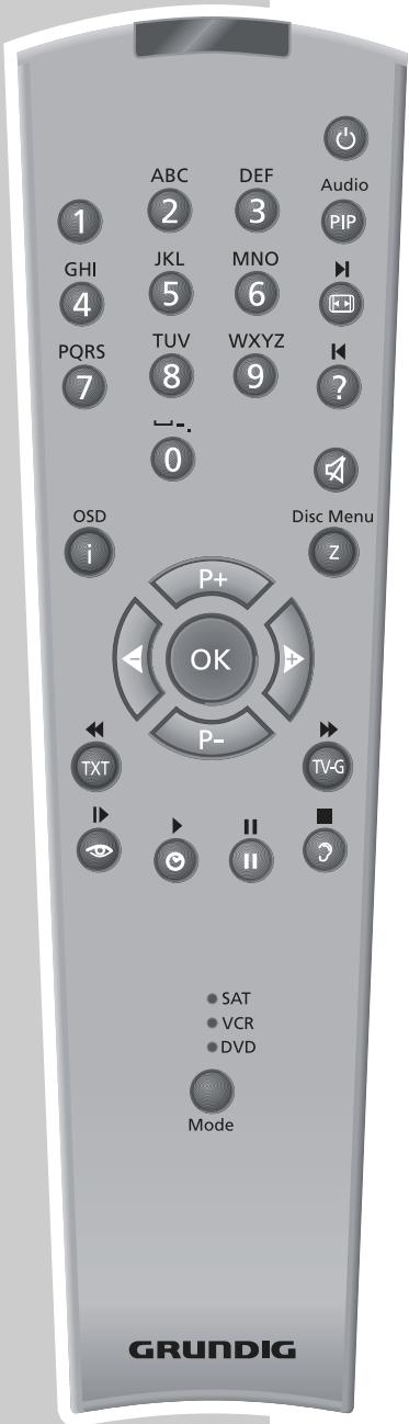 GRUNDIG PLANAVISION 50 PXW 130-8620 DOLBY - Note: - 2