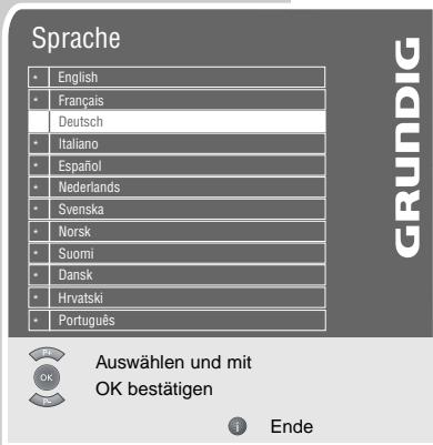 GRUNDIG PLANAVISION 50 PXW 130-8620 DOLBY - Setting television channels automatically - 1