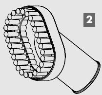 GRUNDIG VCC 4850 FLOOR VACUUM CLEANER BAGLES - Suction brush attachment - 1