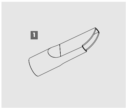 GRUNDIG VCC 4850 FLOOR VACUUM CLEANER BAGLES - Small nozzle - 1