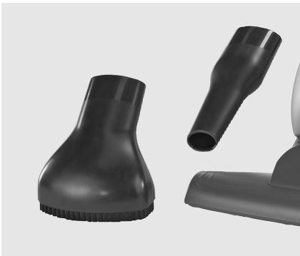 GRUNDIG VCH 8830 KÉZI PORSZÍVÓ - Narrow vacuum tube and upholstery brush - 1