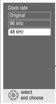 GRUNDIG XENARO GDP 5100 - Setting the bit rate - 2