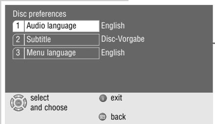 GRUNDIG XENARO GDP 5100 - Language settings - 1