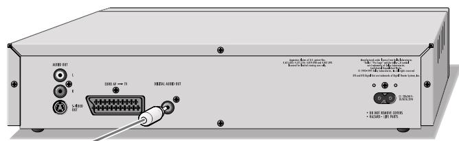GRUNDIG XENARO GDP 5100 - Connecting to a digital multi-channel amplifier - 2