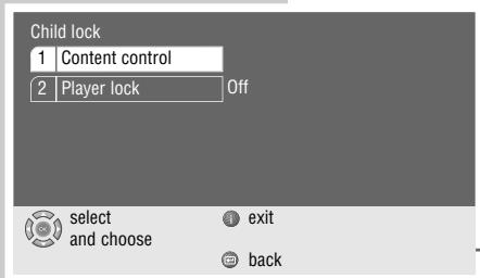 GRUNDIG XENARO GDP 5100 - Authorising the contents of a DVD - 1