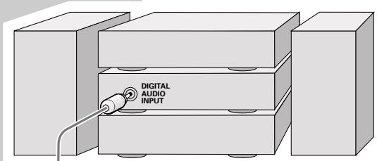 GRUNDIG XENARO GDP 5100 - Connecting to a HiFi system with digital two-channel stereo sound (PCM) - 1