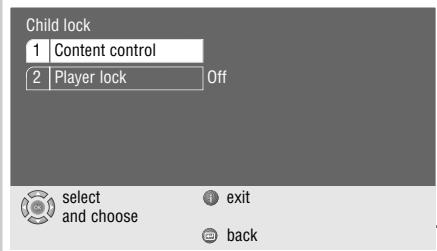 GRUNDIG XENARO GDP 5120 - Authorising the contents of a DVD - 1