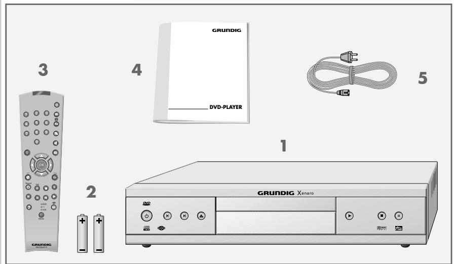 GRUNDIG XENARO GDP 5120 - Packing contents - 1