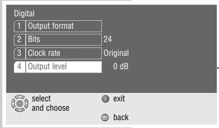 GRUNDIG XENARO GDP 5120 - Setting the sampling rate. - 2