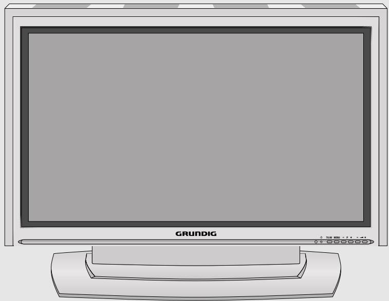 GRUNDIG XEPHIA 42 PW 110-5501 TOP - Controls on the television - 1