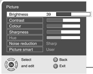 GRUNDIG XEPHIA 42 PW 110-5510 TOP - Selecting the channel position for the PC - 1