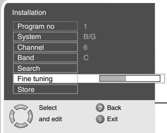 GRUNDIG XEPHIA 42 PW 110-5510 TOP - Fine tuning television channels - 1