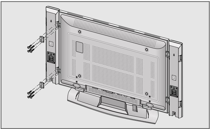 GRUNDIG XEPHIA 42 PW 110-5510 TOP - Mounting the table base - 1