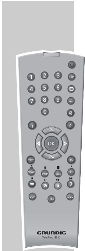 GRUNDIG XEPHIA 42 PW 110-6605 TOP - Increasing character size - 1