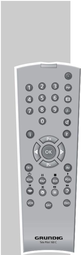 GRUNDIG XEPHIA 42 PW 110-6605 TOP - Concluding the settings - 2