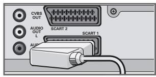 GRUNDIG XEPHIA 42 PW 110-6605 TOP - Connecting a decoder or satellite receiver - 2