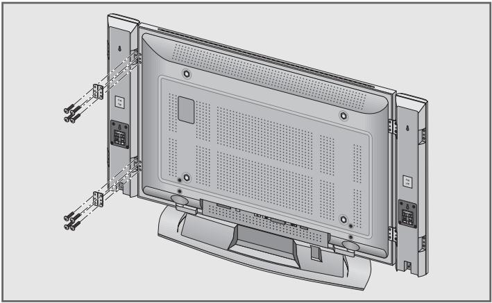 GRUNDIG XEPHIA 42 PXW 110-6616 REF - Setting up and connecting the loudspeakers - 1
