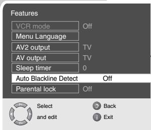 GRUNDIG XEPHIA 42 PXW 110-6616 REF - Automatic picture format modification (Auto Blackline Detect) - 1