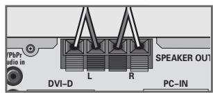 GRUNDIG XEPHIA 42 PXW 110-6616 REF - Setting up and connecting the loudspeakers - 2