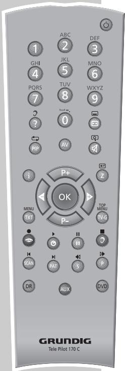 GRUNDIG XEPHIA 42 PXW 110-6616 REF - Increasing character size - 1