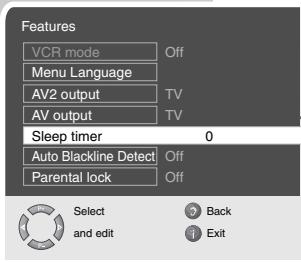 GRUNDIG XEPHIA 42 PXW 110-6616 REF - Changing the menu language - 1