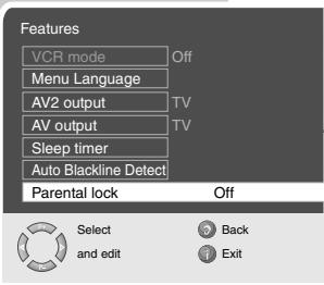 GRUNDIG XEPHIA 42 PXW 110-6710 TOP - Entering the switch-off time for the sleep timer - 1