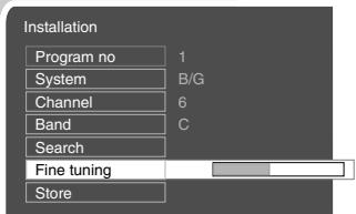 GRUNDIG XEPHIA 42 PXW 110-6721 DOLBY - Fine tuning television channels - 1