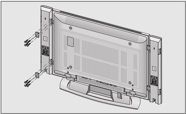 GRUNDIG XEPHIA 42 PXW 110-6721 DOLBY - Setting up and connecting the loudspeakers - 1