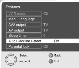 GRUNDIG XEPHIA 42 PXW 110-6721 DOLBY - Automatic picture format modification (Auto Blackline Detect) - 1