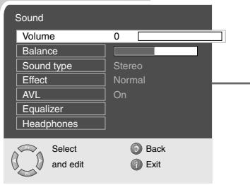 GRUNDIG XEPHIA 42 PXW 110-6721 DOLBY - Audio settings - 1